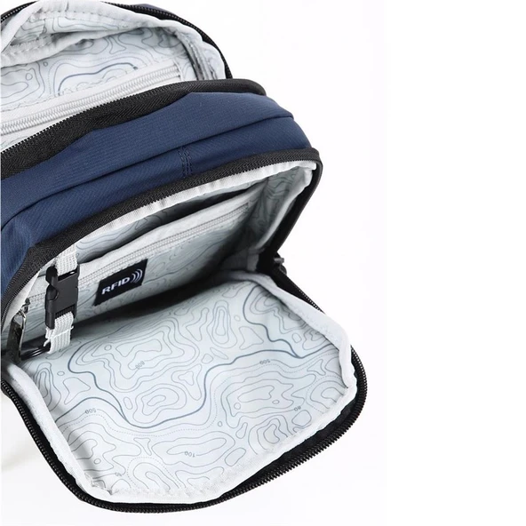 Discovery D00112 Omuz Askılı Çanta Lacivert - Resim 6