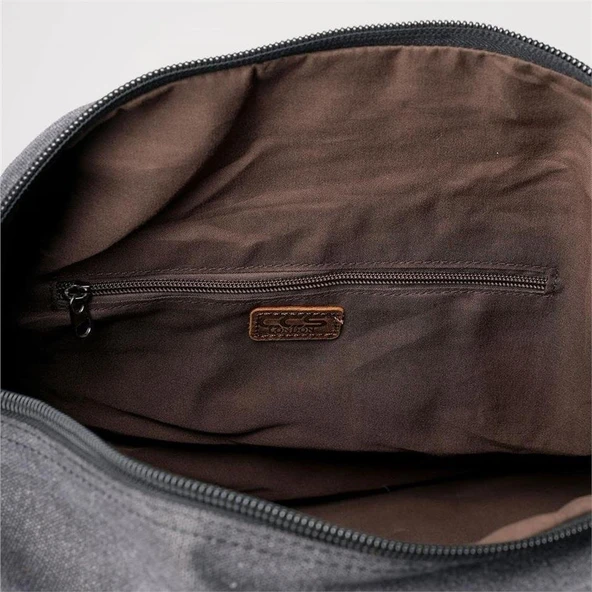 ÇÇS 40233 Kanvas Geniş Hacimli Seyahat Çantası Siyah - Resim 6