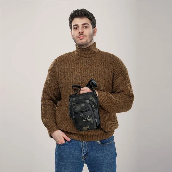 ÇÇS 31535 Bel Bacak Çantası Tarz Konfor ve Fonksiyonel Kamuflaj - Resim 2