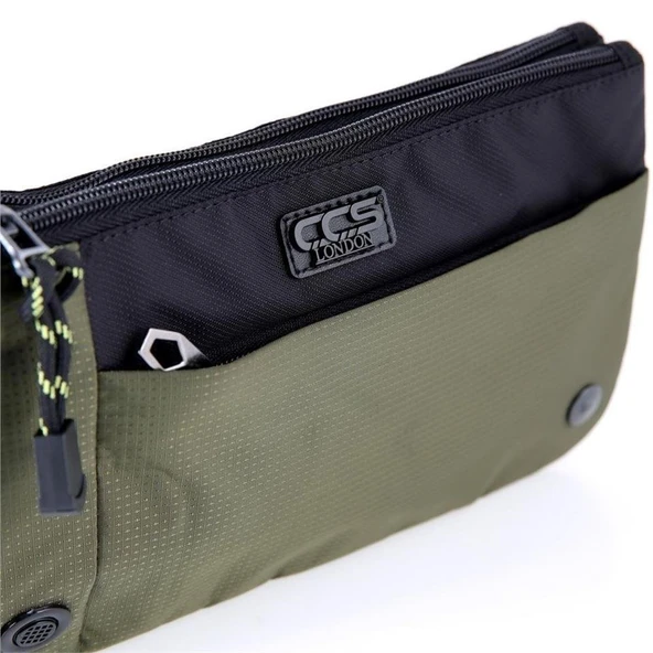 ÇÇS 31400 Çift Bölmeli Bel Çantası Yeşil - Resim 2