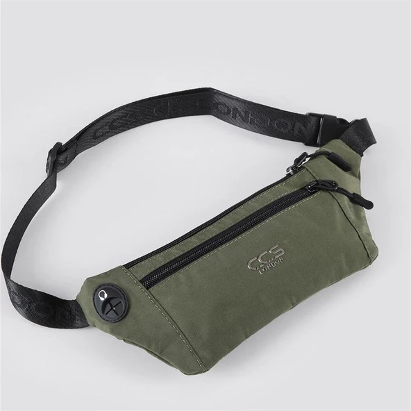ÇÇS 31414 Slim Sport Bel Çantası Yeşil - Resim 7