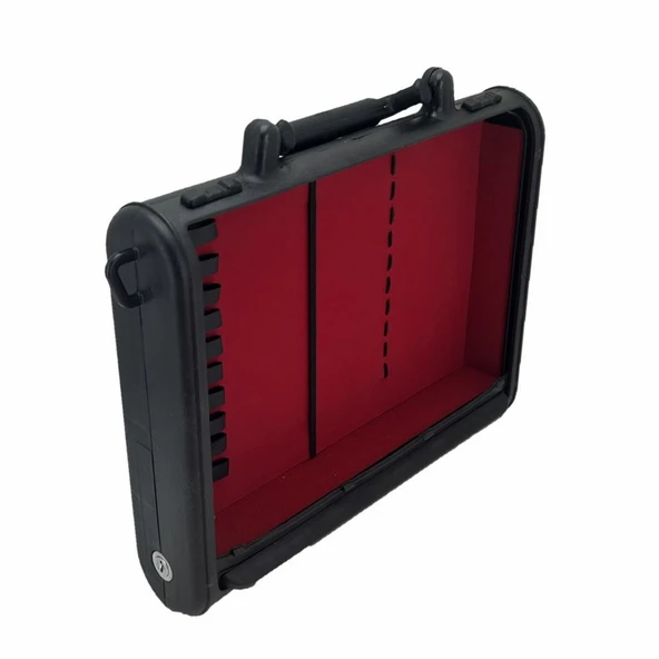 Takı ve Tespih Çantası Kilitli Sürgülü Yumuşak Astar 30'lu Siyah - Resim 4