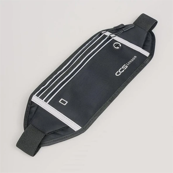 ÇÇS 17712 Bel Çantası Polyester Sport Bel Çantası Siyah ürün görseli 1