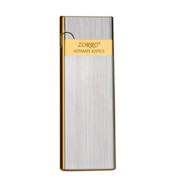 Zorro Ultra İnce Gazlı Slim Çakmak Altın - Resim 4