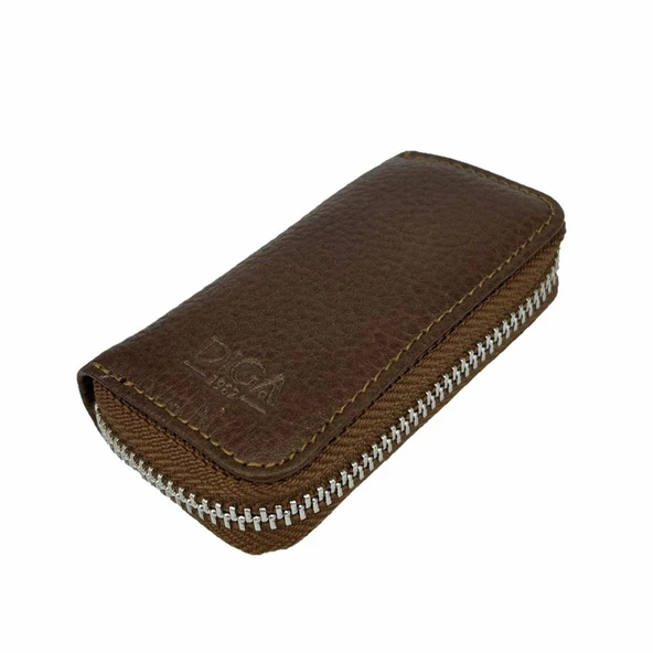 Hakiki Deri Otomobil Anahtarlığı Araba Anahtar Kılıfı Taba - Resim 6