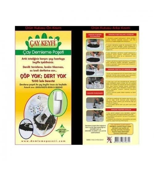 Ev Tipi Çay Demleme Poşeti 30Lu Paket - 4