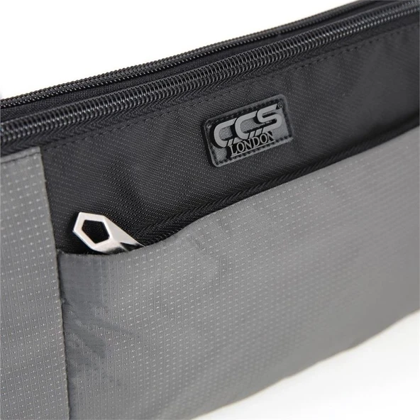 ÇÇS 31400 Çift Bölmeli Bel Çantası Gri - Resim 4