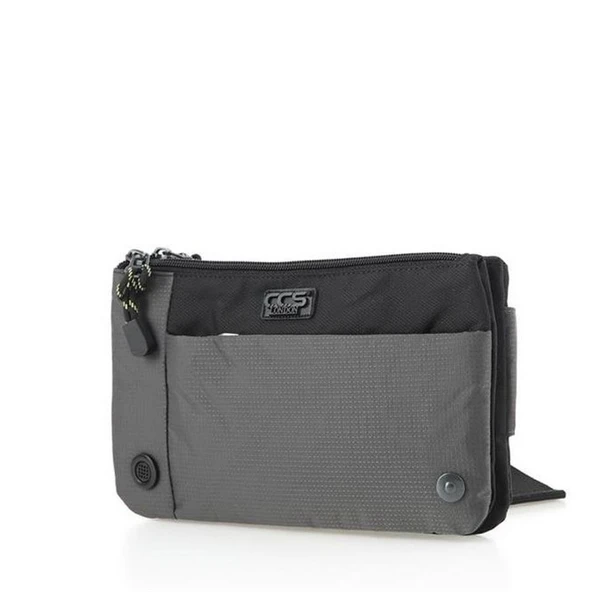 ÇÇS 31400 Çift Bölmeli Bel Çantası Gri - Resim 2