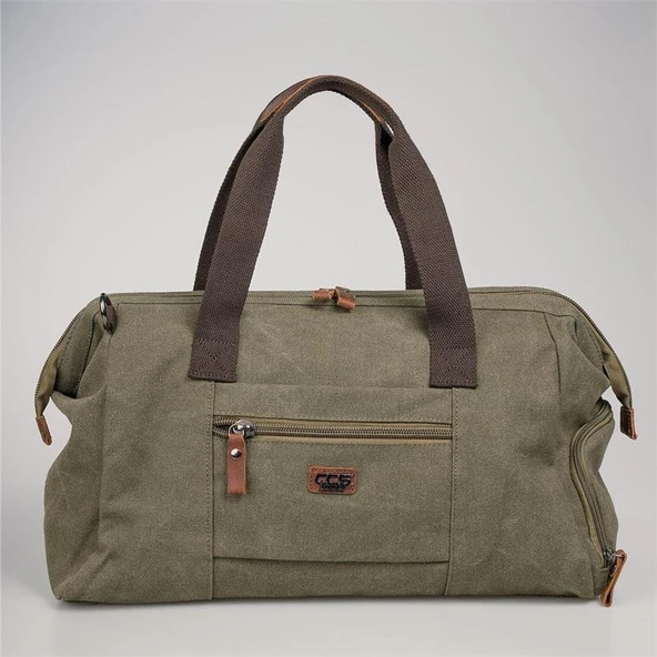 ÇÇS 40231 Kanvas Seyahat Çantası Yeşil ürün görseli