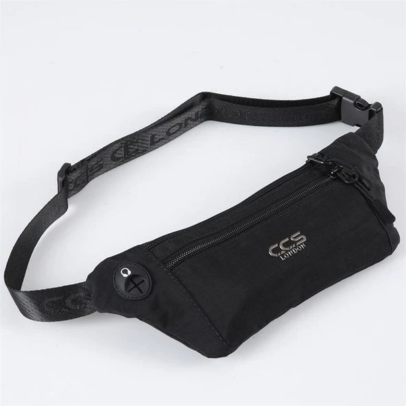 ÇÇS 31414 Slim Sport Bel Çantası Siyah - Resim 4