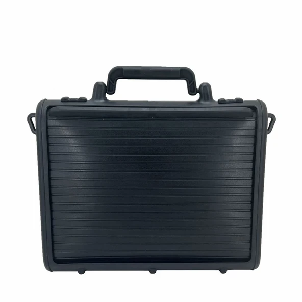 Slidebag Sürgülü Kilitli Sistem Tabanca Taşıma ve Saklama Çantası Siyah - Resim 4