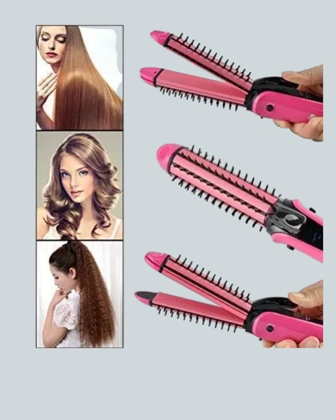 Elektrikli Saç Maşası ve Düzleştirici | Günlük ve Profesyonel - Resim 4