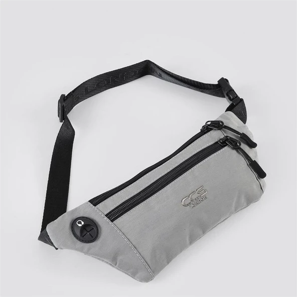 ÇÇS 31414 Slim Sport Bel Çantası Gri - Resim 2