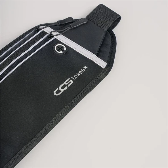 ÇÇS 17712 Bel Çantası Polyester Sport Bel Çantası Siyah - Resim 2