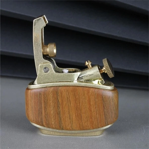 Sm-089T Vintage Benzinli Ahşap Çakmak Ahşap - 2