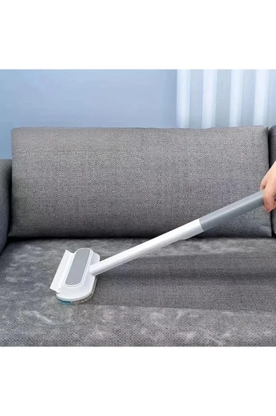 4 in 1 Kedi Köpek Tüy Toplayıcı Fırça Halı Kumaş Koltuk Kıl Toz Pencere Temizleme Fırçası Silecek - Resim 2