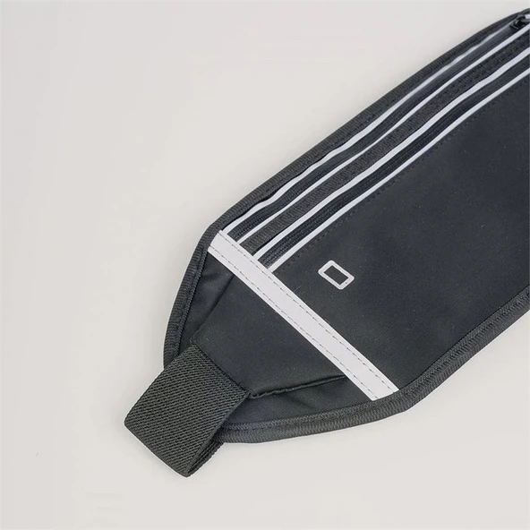 ÇÇS 17712 Bel Çantası Polyester Sport Bel Çantası Siyah - Resim 3