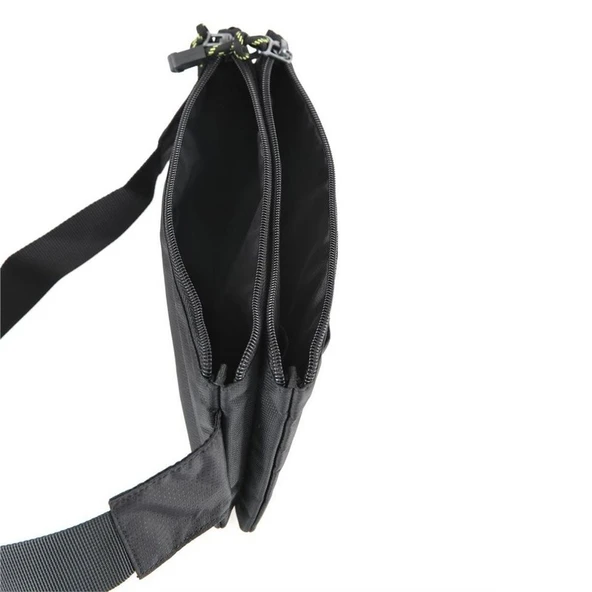 ÇÇS 31400 Çift Bölmeli Bel Çantası Siyah - Resim 4