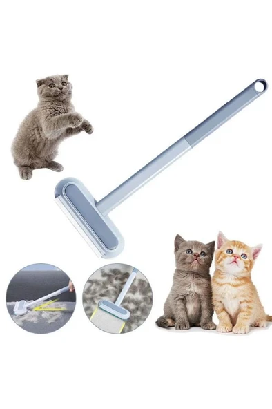 4 in 1 Kedi Köpek Tüy Toplayıcı Fırça Halı Kumaş Koltuk Kıl Toz Pencere Temizleme Fırçası Silecek ürün görseli 1