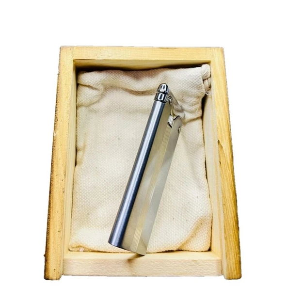 Çelik Depolu Promise Slim Pirinç Çakmak Gümüş - Resim 3