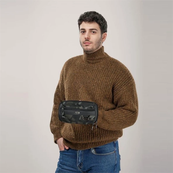 ÇÇS 31531 Çift kullanım Bel ve Dopp Kit El Çantası Kamuflaj - Resim 8