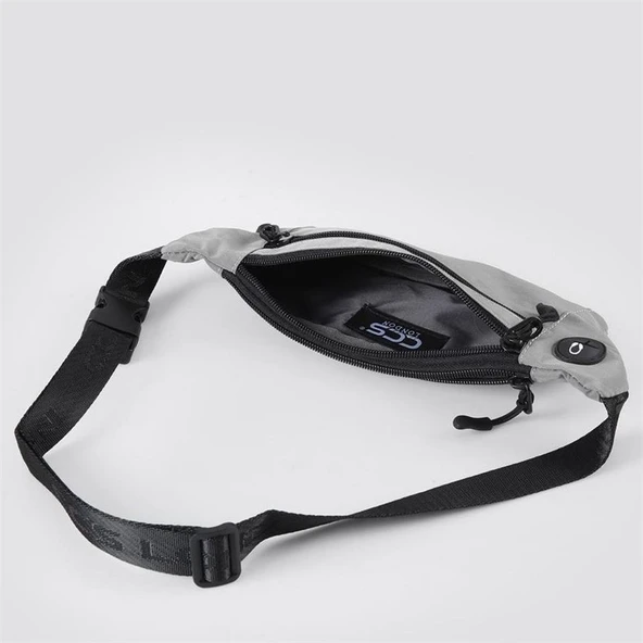 ÇÇS 31414 Slim Sport Bel Çantası Gri - Resim 3