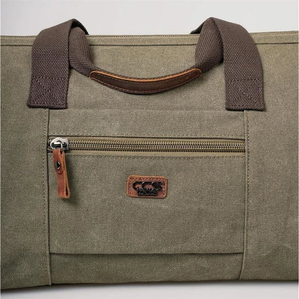 ÇÇS 40231 Kanvas Seyahat Çantası Yeşil - Resim 6