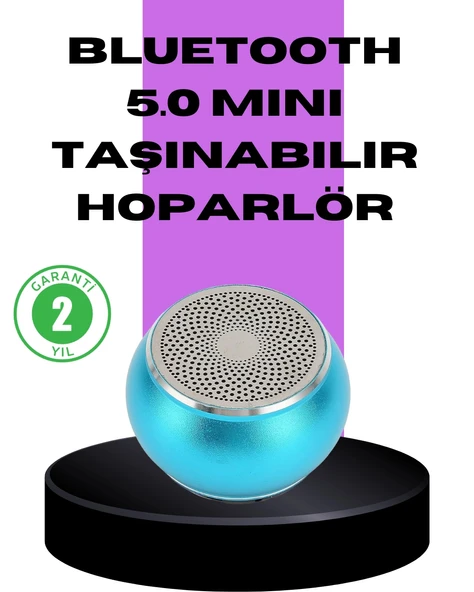 Taşınabilir Mini Bluetooth Hoparlör 9m Menzil Dahili Mikrofon ürün görseli 1