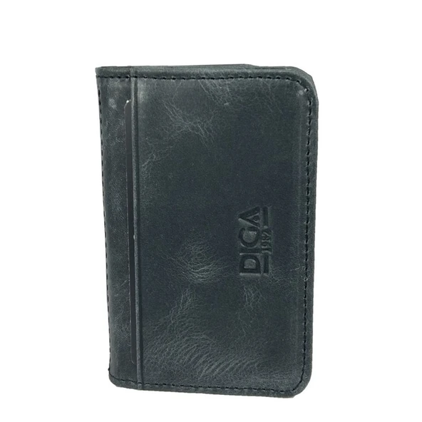 Diga 1169 Hakiki Deri Minimal Kartlık Gri - Resim 6