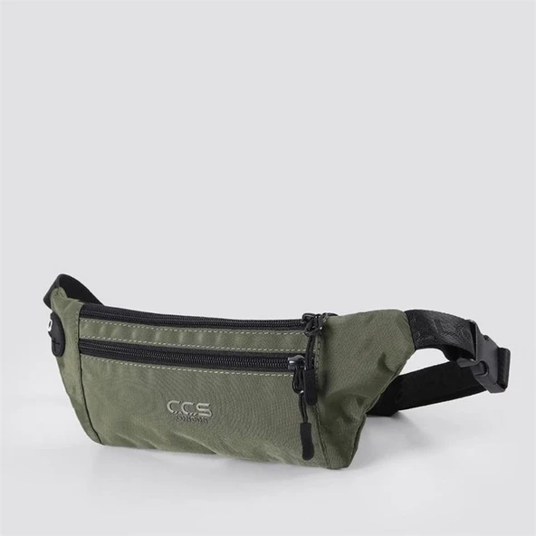 ÇÇS 31414 Slim Sport Bel Çantası Yeşil - Resim 3