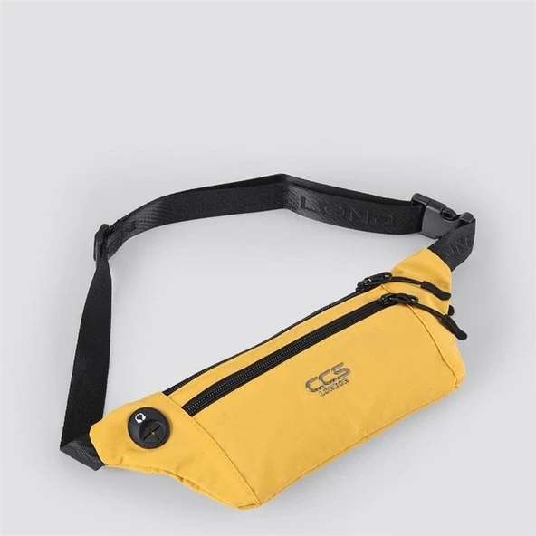 ÇÇS 31414 Slim Sport Bel Çantası Sarı - Resim 6