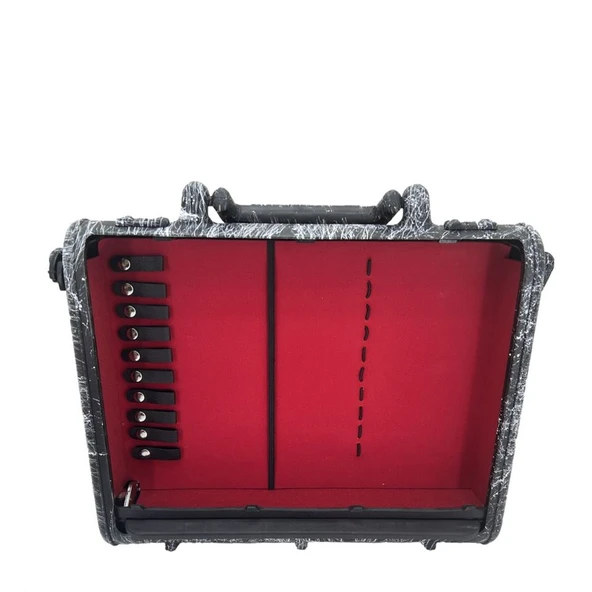 Takı ve Tespih Çantası Kilitli Sürgülü Yumuşak Astar 30'lu Mermer Desen - Resim 6