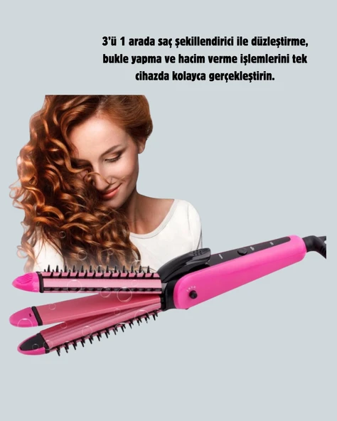 Elektrikli Saç Maşası ve Düzleştirici | Günlük ve Profesyonel - Resim 2