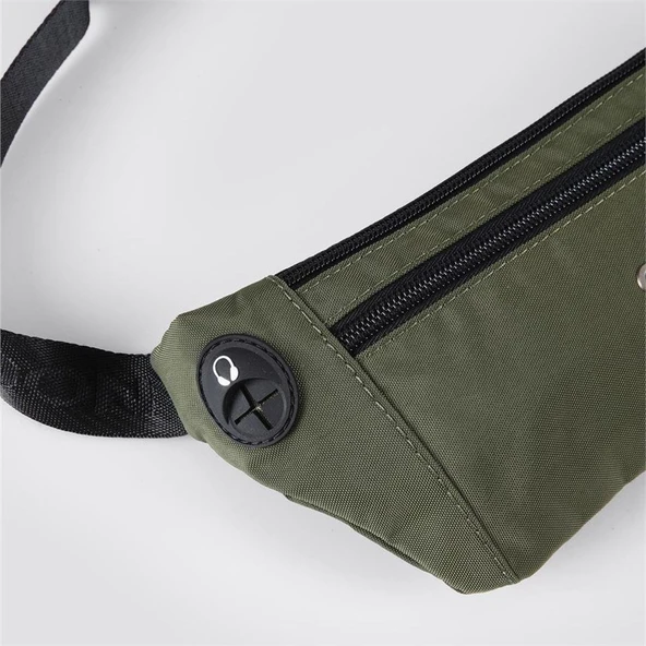 ÇÇS 31414 Slim Sport Bel Çantası Yeşil - Resim 5
