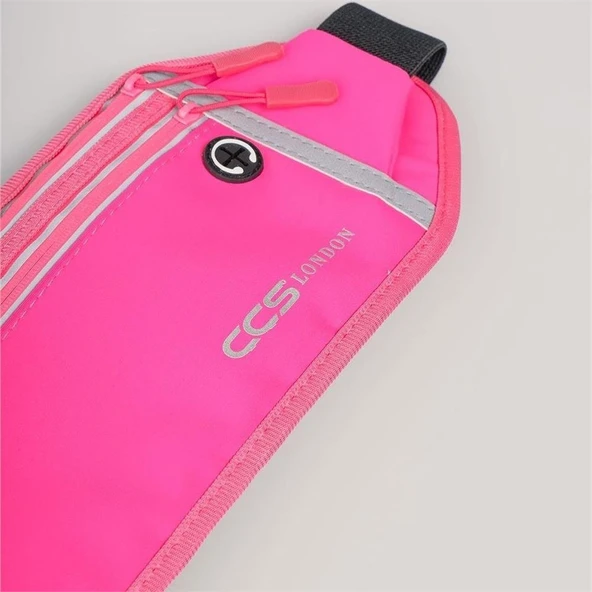 ÇÇS 17712 Bel Çantası Polyester Sport Bel Çantası Pembe - Resim 4