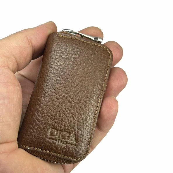 Hakiki Deri Otomobil Anahtarlığı Araba Anahtar Kılıfı Taba ürün görseli 1