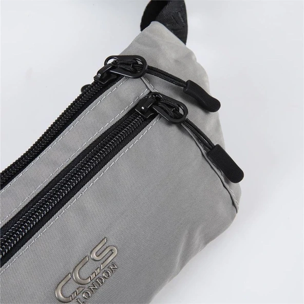 ÇÇS 31414 Slim Sport Bel Çantası Gri - Resim 4