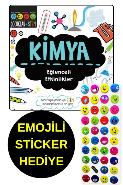 EMOJİLİ  STİCKER HEDİYE - KİMYA - EĞLENCELİ ETKİNLİKLER - ÇOCUKLAR İÇİN STEM ürün görseli