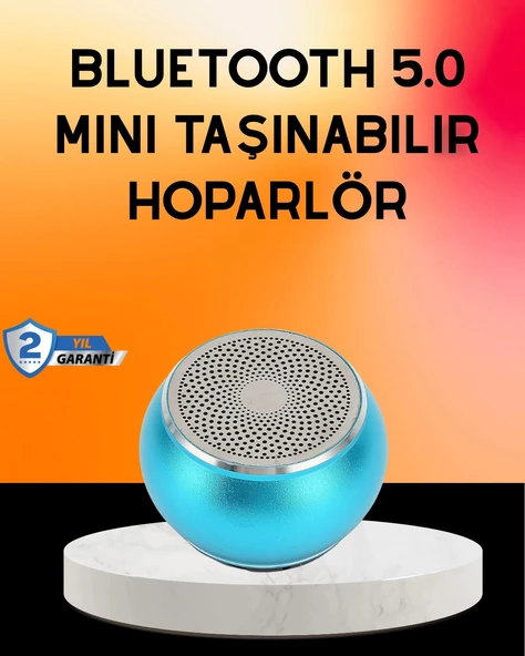 Taşınabilir Bluetooth Hoparlör | Dış Mekân ve Seyahat İçin İdeal ürün görseli 1