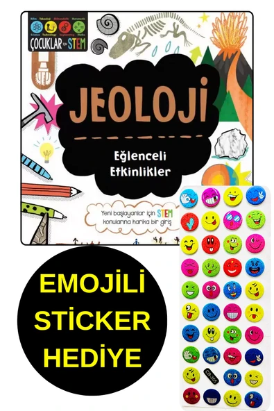 EMOJİLİ  STİCKER HEDİYE - JEOLOJİ  - EĞLENCELİ ETKİNLİKLER - ÇOCUKLAR İÇİN STEM ürün görseli