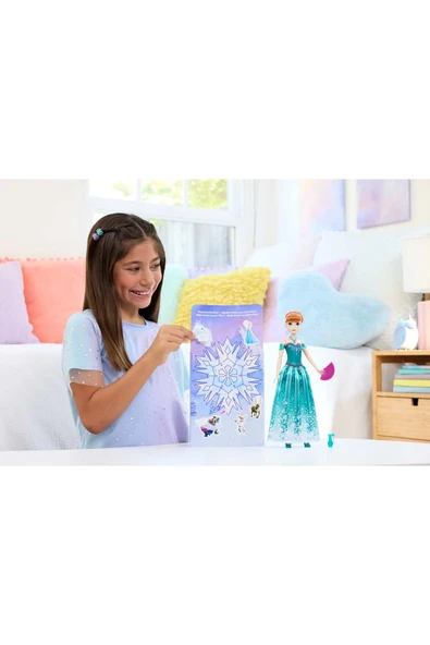 Disney Karlar Ülkesi Anna Bebek Eğlenceli Sürprizler JBG60 - Resim 6