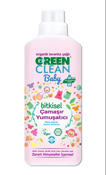 Green Clean Baby Bitkisel Çamaşır Yumuşatıcı 1000ml