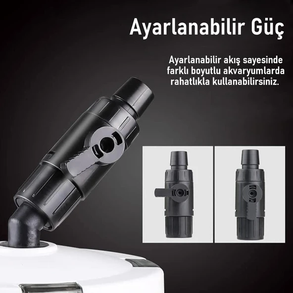 Valkyrie HW-603B Dış Filtre 400 Litre 6W Sessiz Çalışma Transparan Yüksek Kapasite - 5