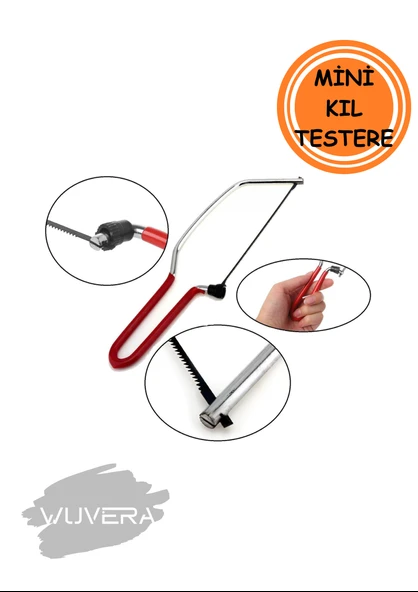 Wuvera Mini Kıl Testere – Ahşap, Cam, Metal ve Fayans Kesim İçin Pratik El Aleti - Resim 2