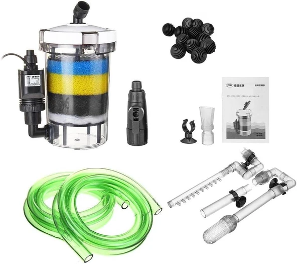 Valkyrie HW-603B Dış Filtre 400 Litre 6W Sessiz Çalışma Transparan Yüksek Kapasite - 6