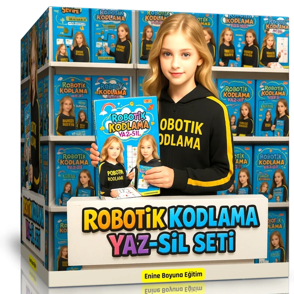 Robotik Kodlama YAZ-SİL Seti 4-10 Yaş ürün görseli