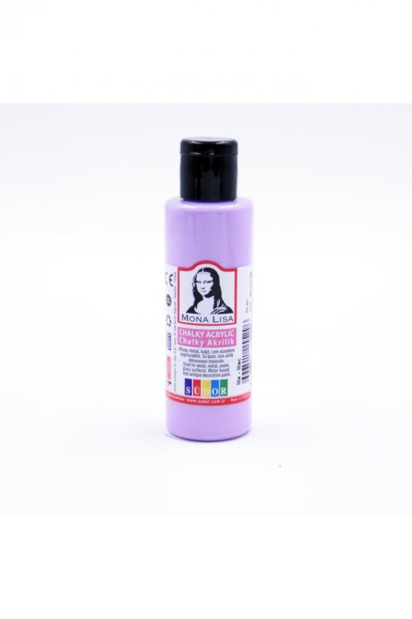 Monalisa Akrilik Boya Chalky 70 ML Lila SD170-06  (12 adet)