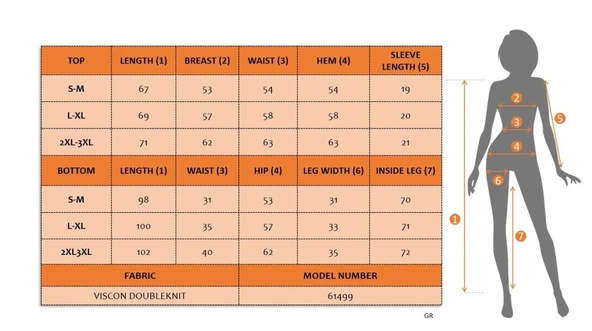 Kadın Kısa Kollu Bisiklet Yaka çift Renk şerit Detaylı Viskon Iki Iplik Bluz Ve Pantolon Ikili Takım - Resim 2