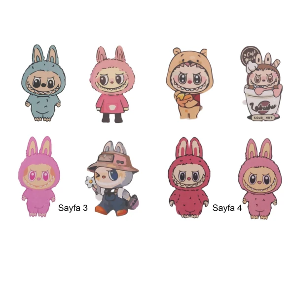 Linea Ars Desing A6 8 Yaprak Sticker Defteri Pokemon - Resim 3