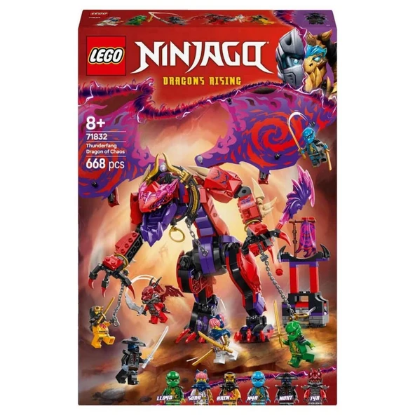 Nessiworld LEGO NINJAGO Thunderfang Kaos Ejderhası 71832 - 4